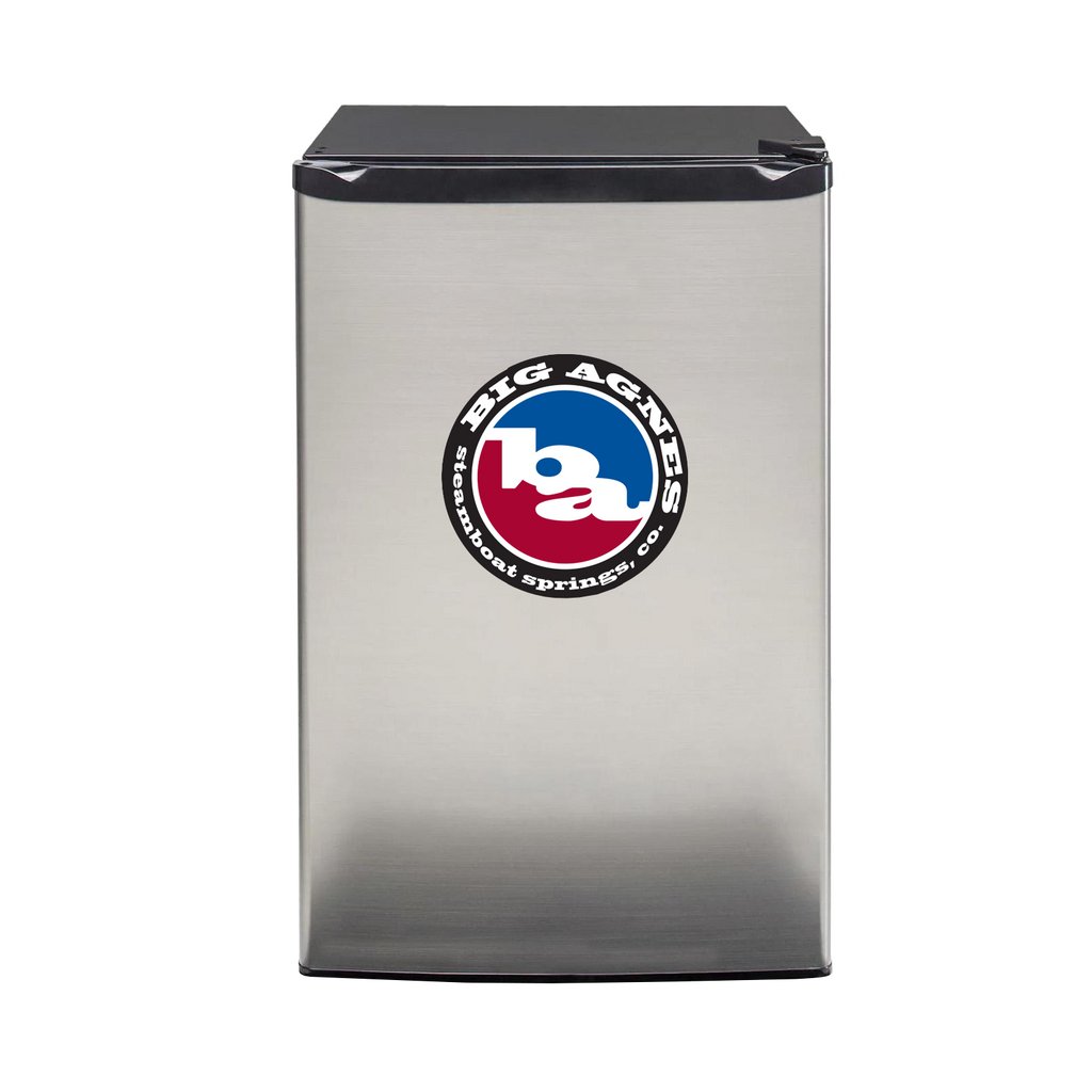 9" Big Agnes Logo Sticker On Minifridge