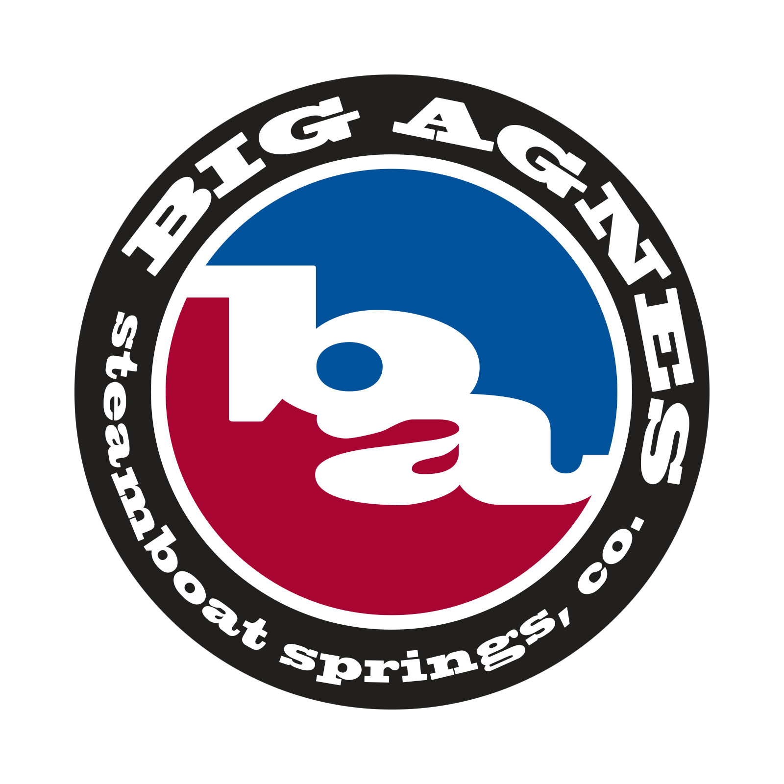 9" Big Agnes Logo Sticker Solo