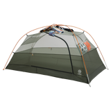 Copper Spur UL2 Bikepack tent with orange accents on a white background