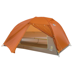 Orange and beige Copper Spur UL3 mtnGLO® tent on a white background