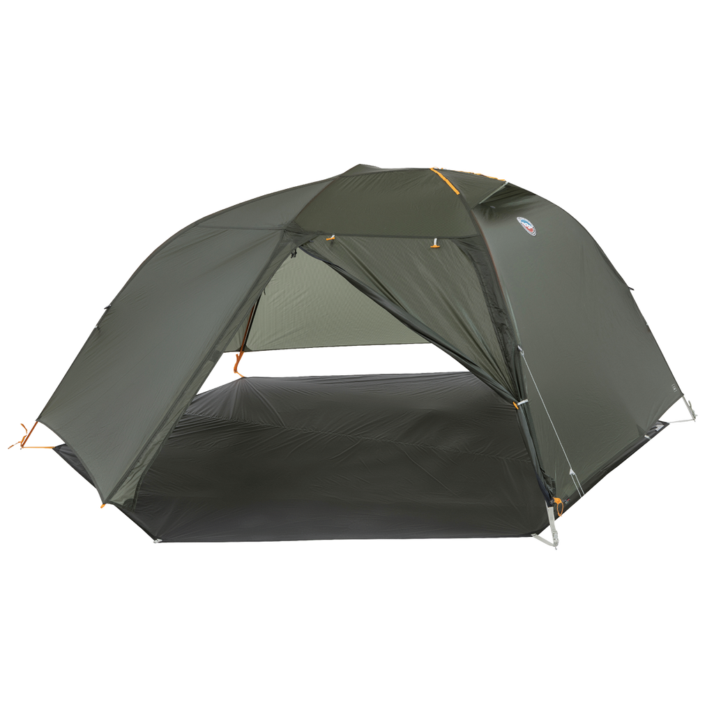Green Copper Spur UL3 Bikepack camping tent on a white background