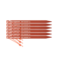 Dirt Dagger UL Tent Stakes Pack of 6 Lined Up