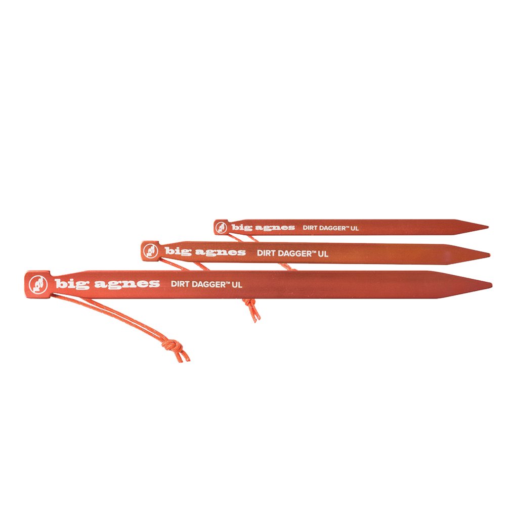 Dirt Dagger™ UL Tent Stakes: Pack of 30 Size Comp