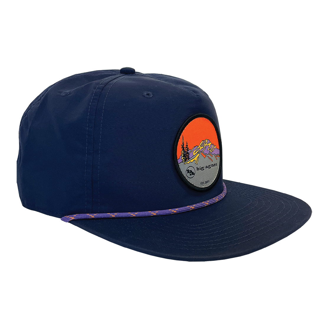 Est 2001 Flat Brim Hat