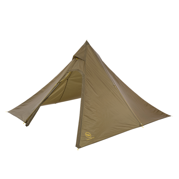 Gold Camp UL 5 Tarp Door Open