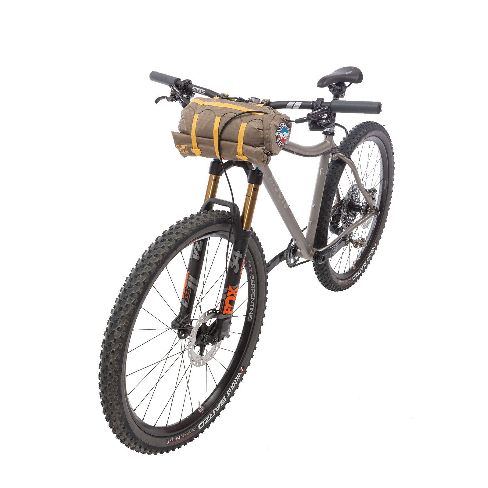 Tiger Wall UL2 Bikepack Solution Dye On Bike