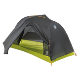 Black and green Tiger Wall UL1 Bikepack tent with a visible brand logo on a white background