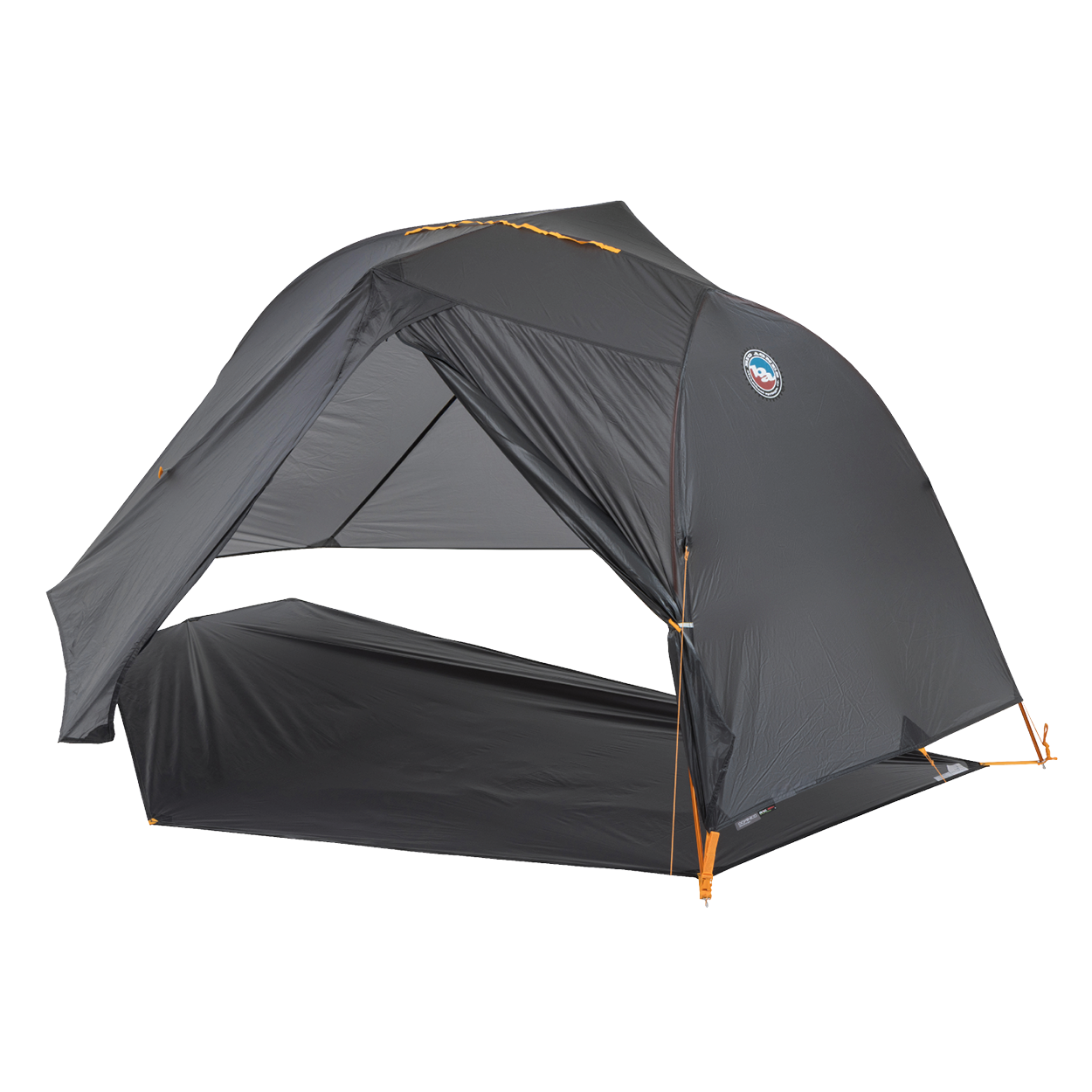 Gray Tiger Wall UL1 Bikepack camping tent with a brand logo on a white background