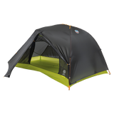Black and green Tiger Wall UL2 Bikepack tent with a visible brand logo on a white background
