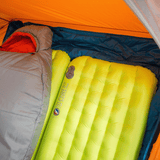 Insulated Tent Comforter Shown As Insulation Layer Between Tent Floor And Sleeping Pads